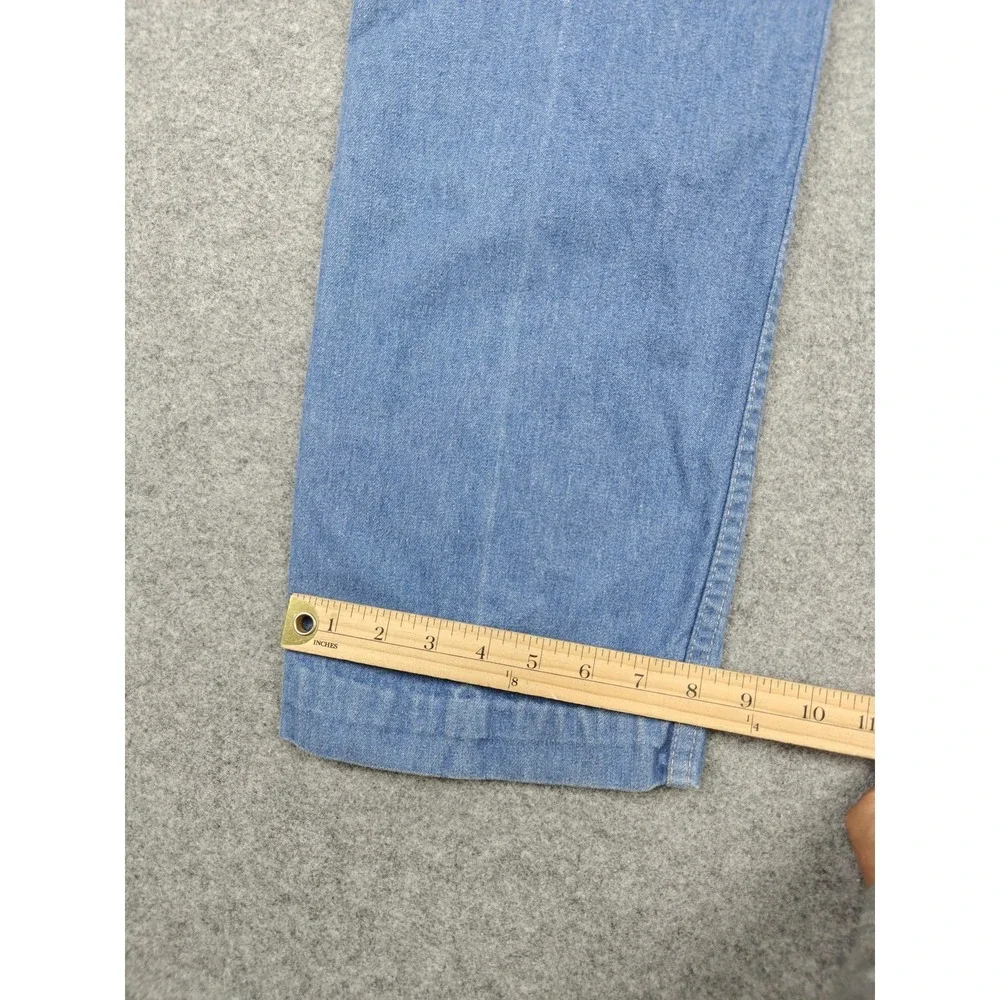 Vintage Levis Jeans Mens 34x32 Light Wash Relaxed Straight Orange Tab‎ Denim